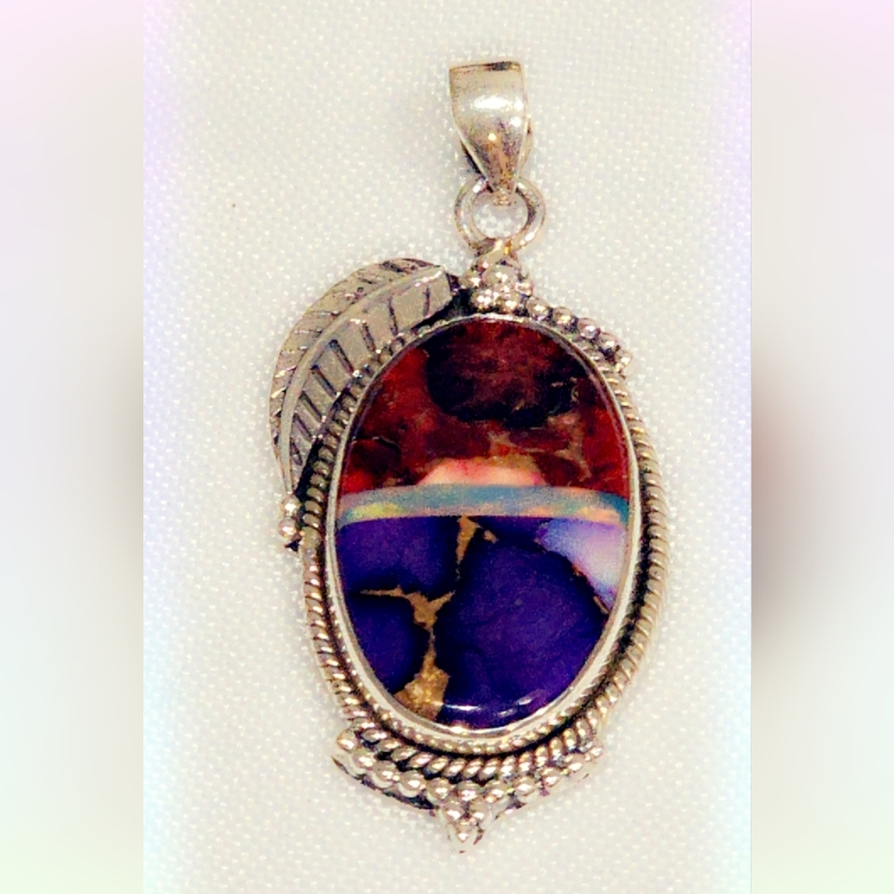Multi Stone Gemstone Pendant